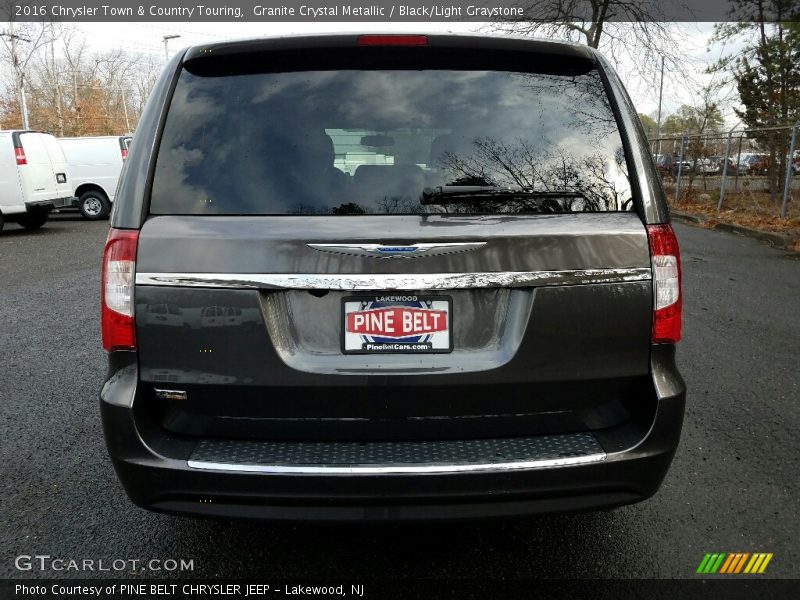 Granite Crystal Metallic / Black/Light Graystone 2016 Chrysler Town & Country Touring