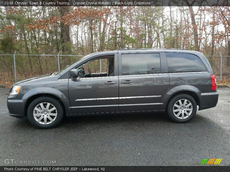 Granite Crystal Metallic / Black/Light Graystone 2016 Chrysler Town & Country Touring