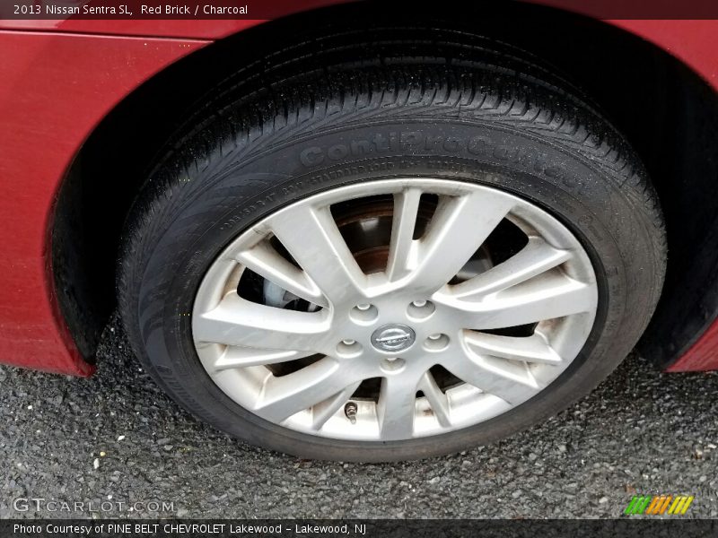 Red Brick / Charcoal 2013 Nissan Sentra SL