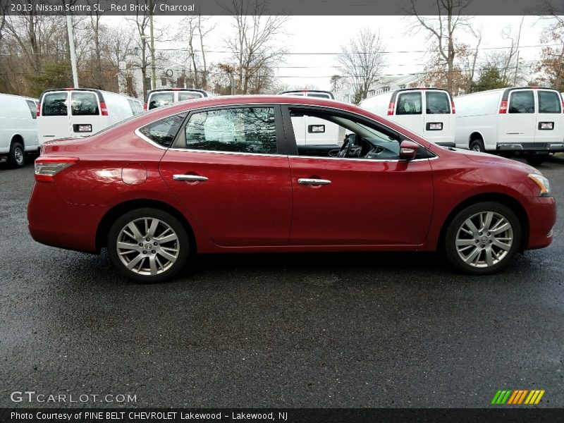 Red Brick / Charcoal 2013 Nissan Sentra SL
