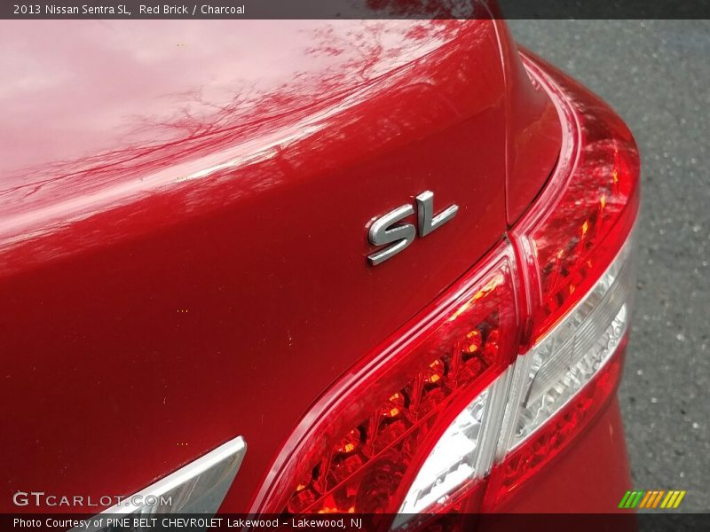 Red Brick / Charcoal 2013 Nissan Sentra SL