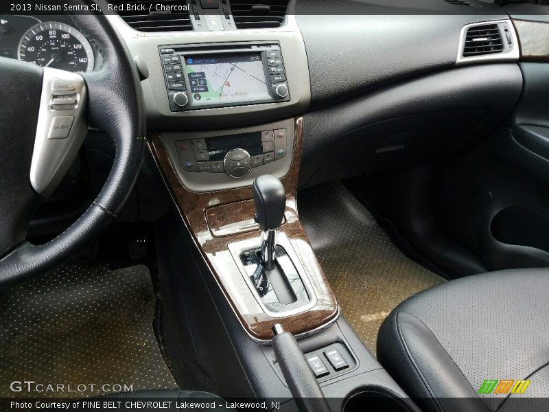 Red Brick / Charcoal 2013 Nissan Sentra SL