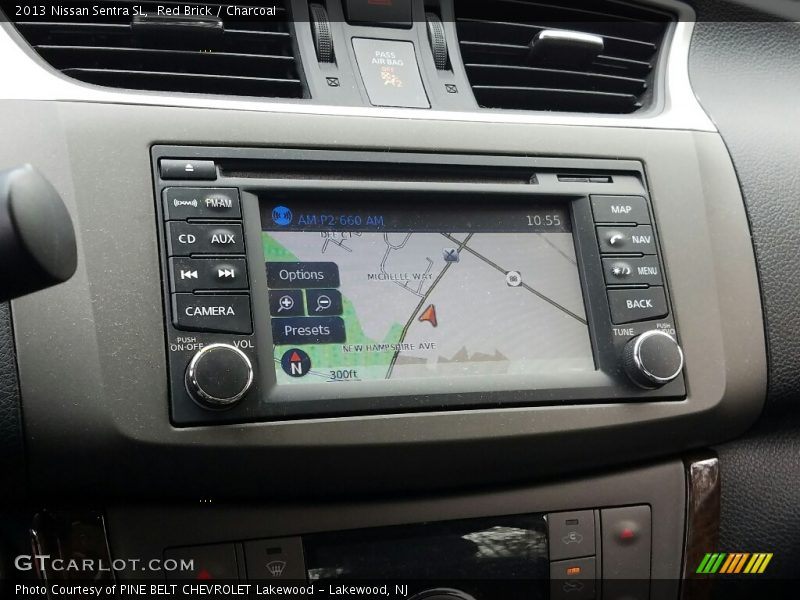 Red Brick / Charcoal 2013 Nissan Sentra SL
