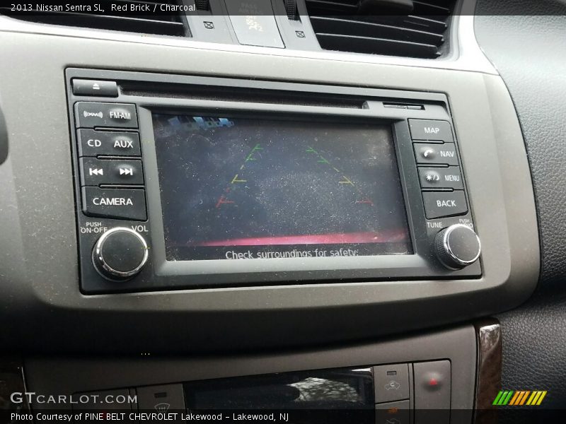 Red Brick / Charcoal 2013 Nissan Sentra SL