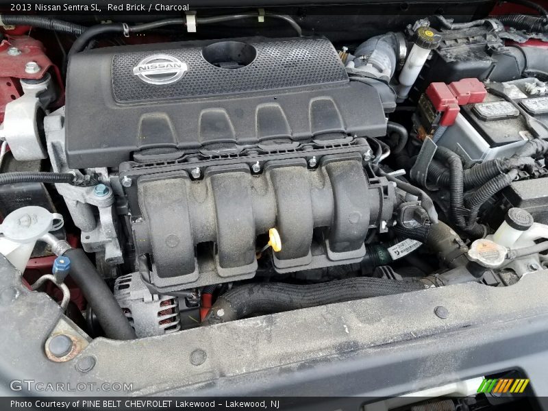 Red Brick / Charcoal 2013 Nissan Sentra SL