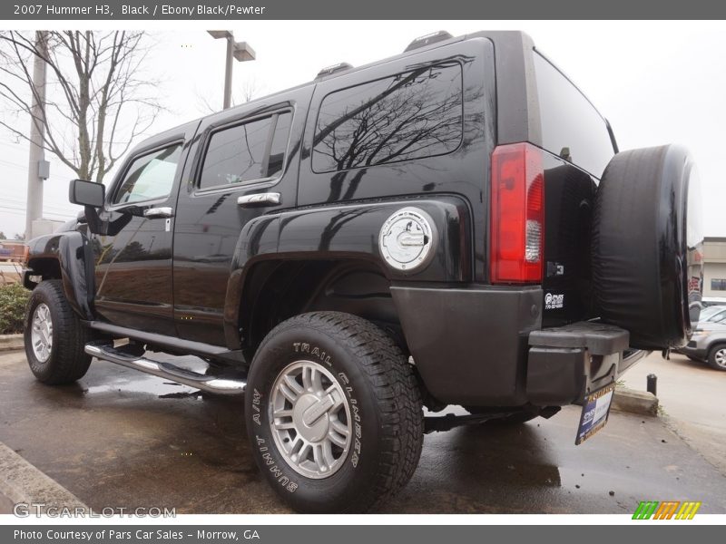 Black / Ebony Black/Pewter 2007 Hummer H3