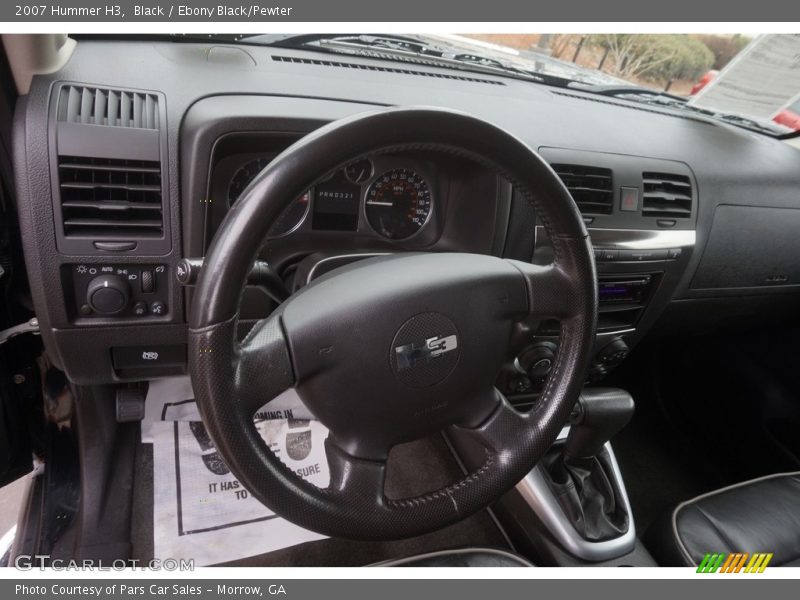 Black / Ebony Black/Pewter 2007 Hummer H3