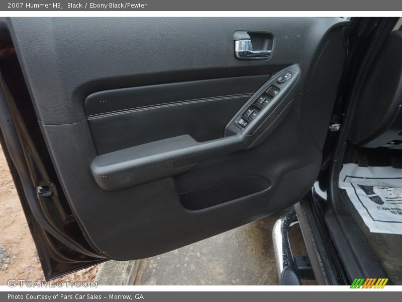 Black / Ebony Black/Pewter 2007 Hummer H3