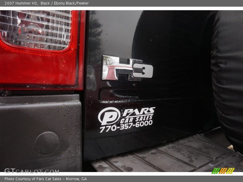Black / Ebony Black/Pewter 2007 Hummer H3