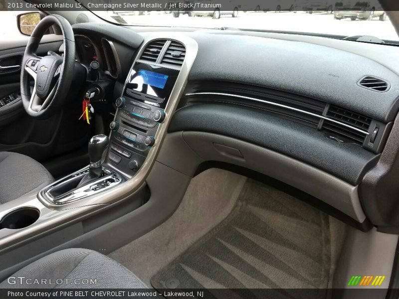 Champagne Silver Metallic / Jet Black/Titanium 2013 Chevrolet Malibu LS
