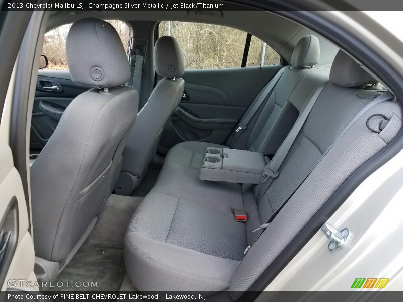 Champagne Silver Metallic / Jet Black/Titanium 2013 Chevrolet Malibu LS