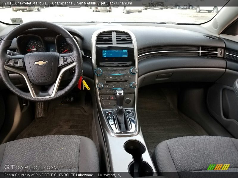 Champagne Silver Metallic / Jet Black/Titanium 2013 Chevrolet Malibu LS