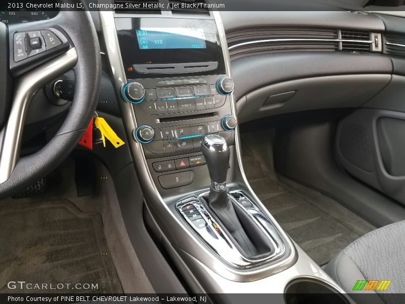Champagne Silver Metallic / Jet Black/Titanium 2013 Chevrolet Malibu LS