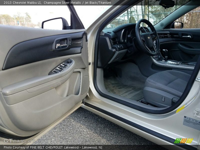 Champagne Silver Metallic / Jet Black/Titanium 2013 Chevrolet Malibu LS