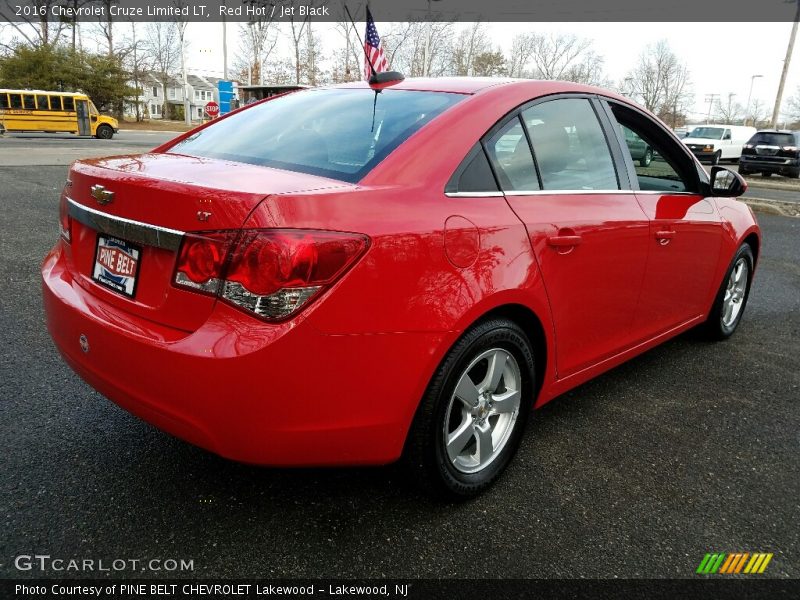 Red Hot / Jet Black 2016 Chevrolet Cruze Limited LT
