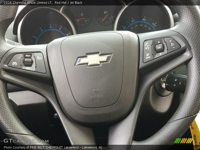 Red Hot / Jet Black 2016 Chevrolet Cruze Limited LT
