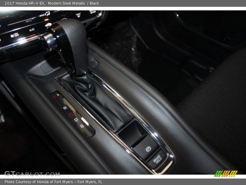 Modern Steel Metallic / Black 2017 Honda HR-V EX