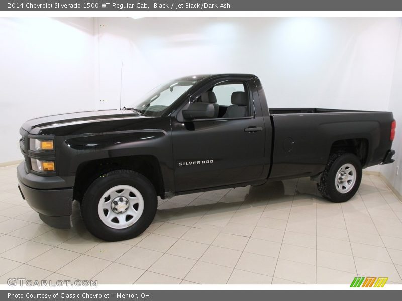 Black / Jet Black/Dark Ash 2014 Chevrolet Silverado 1500 WT Regular Cab