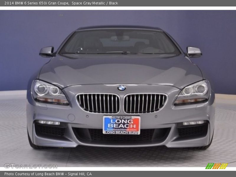 Space Gray Metallic / Black 2014 BMW 6 Series 650i Gran Coupe