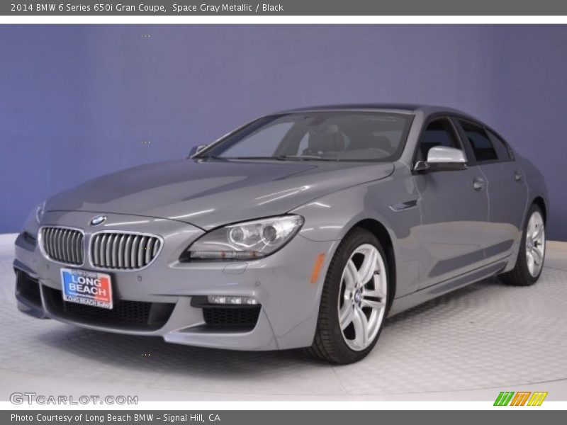 Space Gray Metallic / Black 2014 BMW 6 Series 650i Gran Coupe