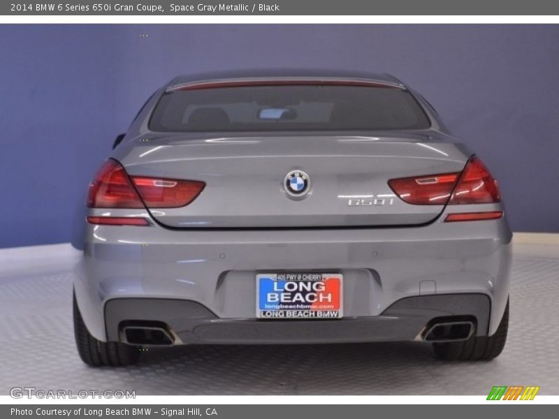 Space Gray Metallic / Black 2014 BMW 6 Series 650i Gran Coupe