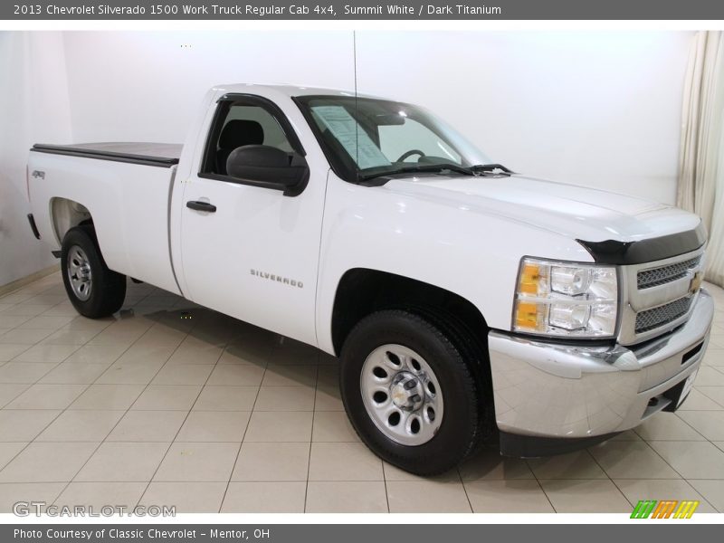 Front 3/4 View of 2013 Silverado 1500 Work Truck Regular Cab 4x4
