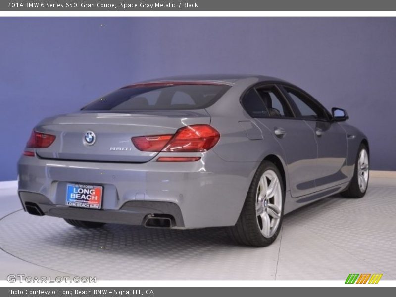 Space Gray Metallic / Black 2014 BMW 6 Series 650i Gran Coupe