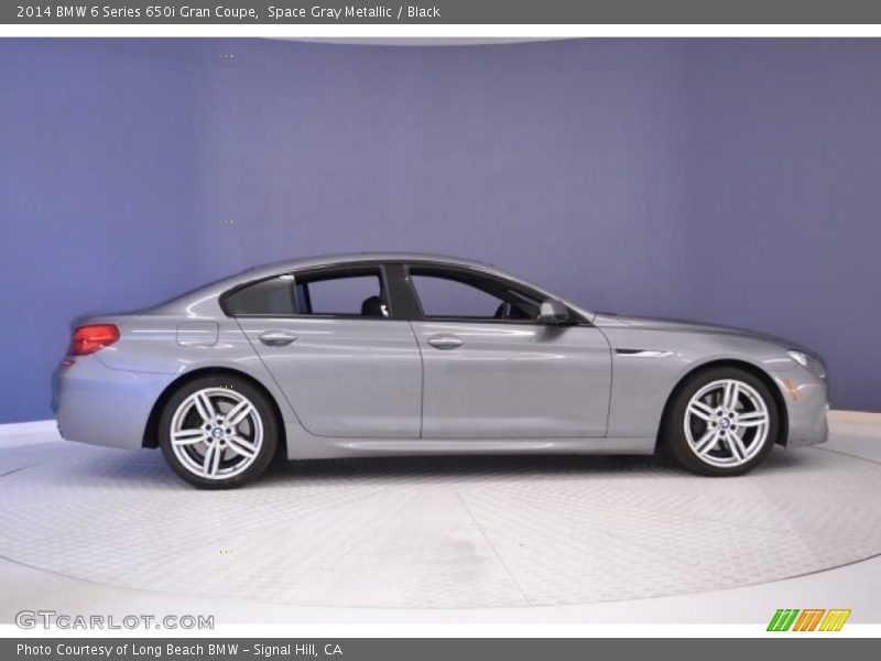 Space Gray Metallic / Black 2014 BMW 6 Series 650i Gran Coupe