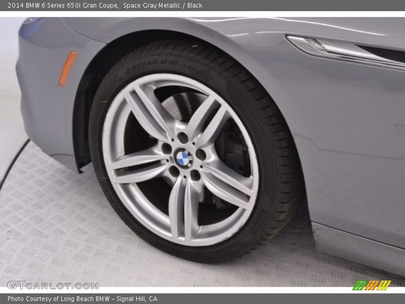 Space Gray Metallic / Black 2014 BMW 6 Series 650i Gran Coupe
