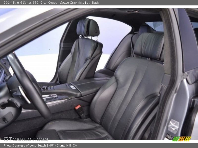Space Gray Metallic / Black 2014 BMW 6 Series 650i Gran Coupe