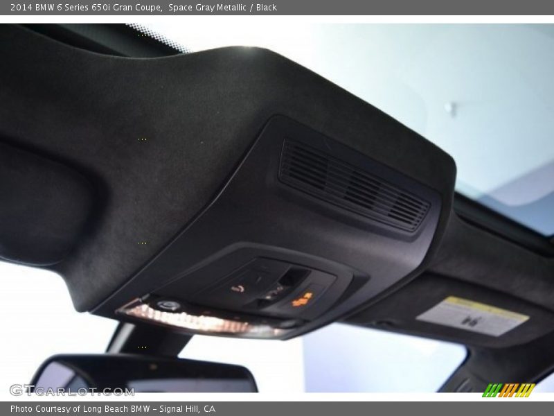 Space Gray Metallic / Black 2014 BMW 6 Series 650i Gran Coupe