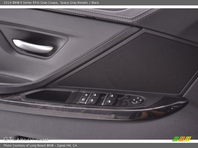 Space Gray Metallic / Black 2014 BMW 6 Series 650i Gran Coupe