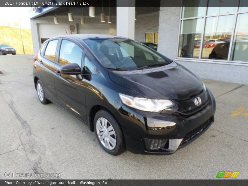 Crystal Black Pearl / Black 2017 Honda Fit LX