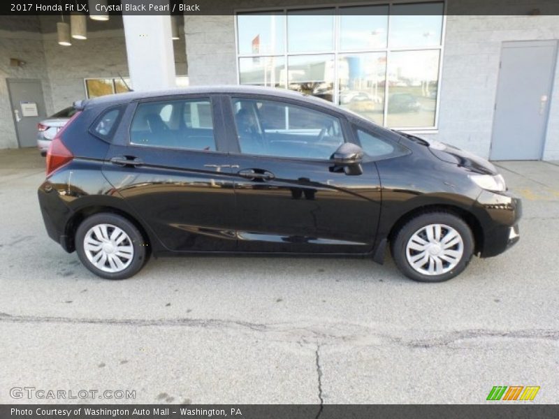 Crystal Black Pearl / Black 2017 Honda Fit LX