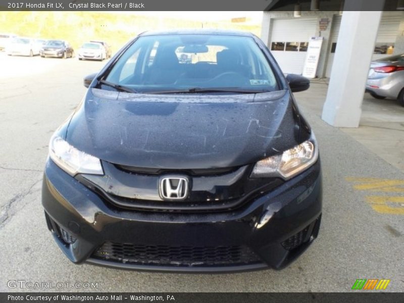 Crystal Black Pearl / Black 2017 Honda Fit LX