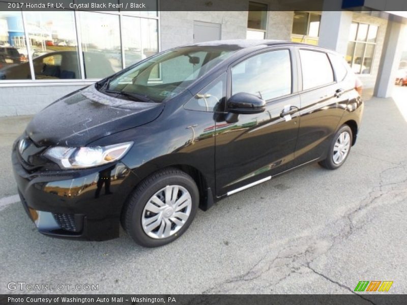 Crystal Black Pearl / Black 2017 Honda Fit LX