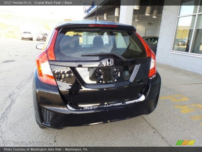 Crystal Black Pearl / Black 2017 Honda Fit LX