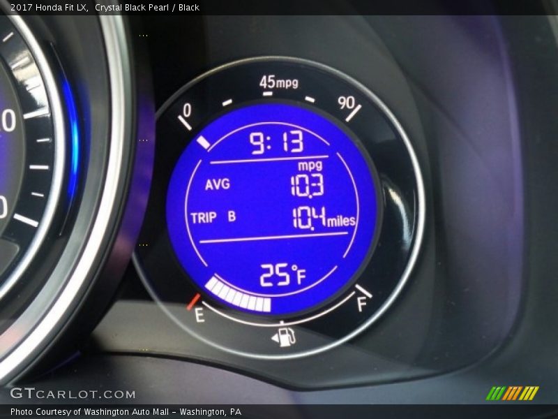 Crystal Black Pearl / Black 2017 Honda Fit LX