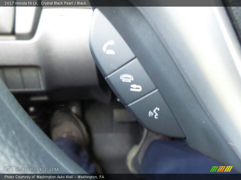 Crystal Black Pearl / Black 2017 Honda Fit LX