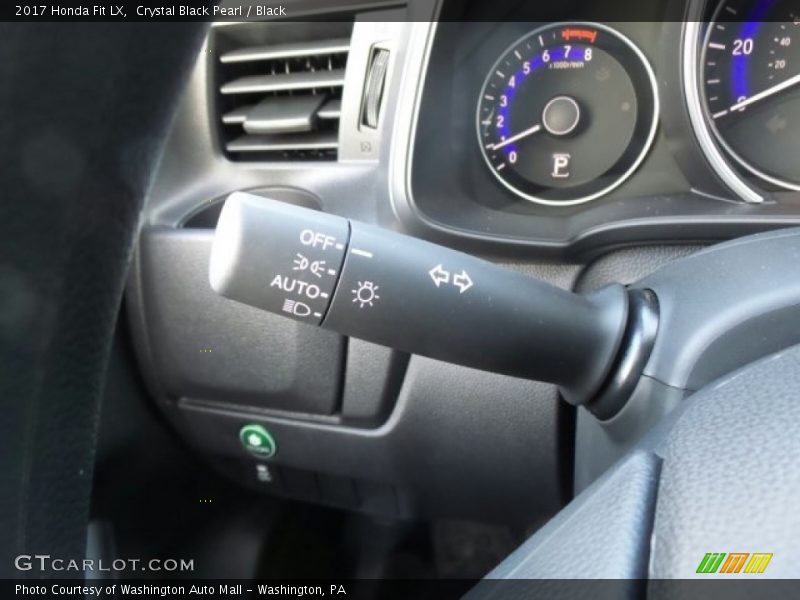 Crystal Black Pearl / Black 2017 Honda Fit LX
