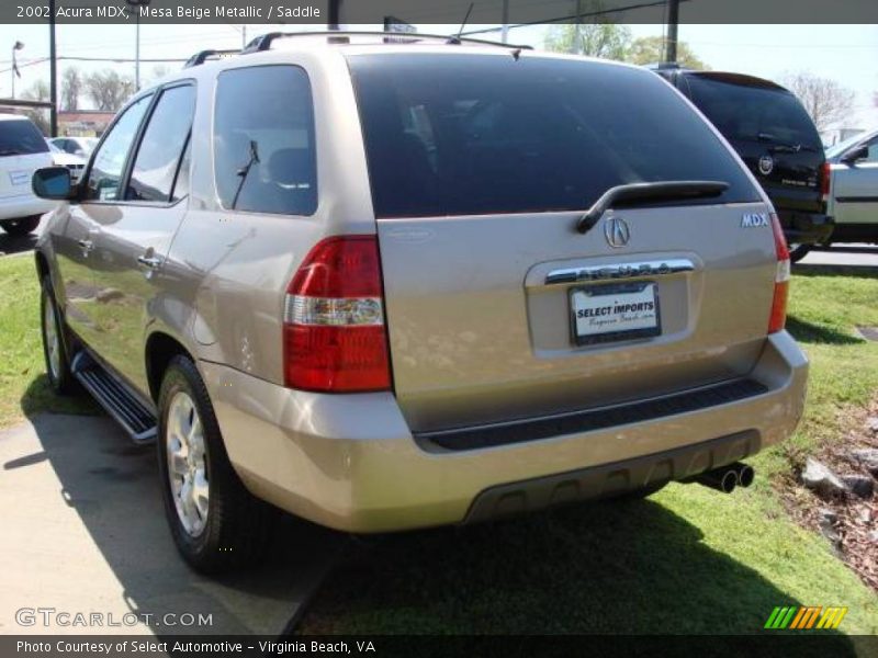 Mesa Beige Metallic / Saddle 2002 Acura MDX