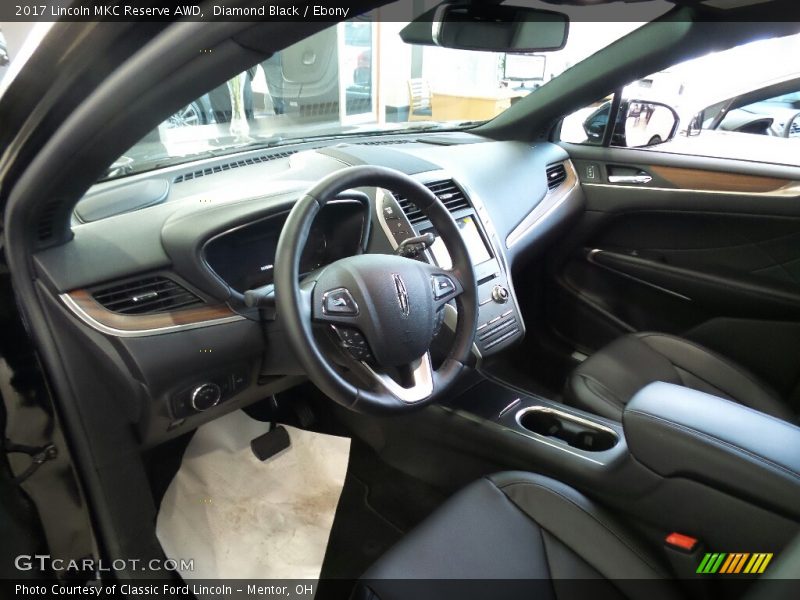  2017 MKC Reserve AWD Ebony Interior