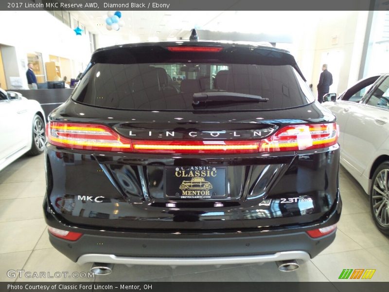 Diamond Black / Ebony 2017 Lincoln MKC Reserve AWD