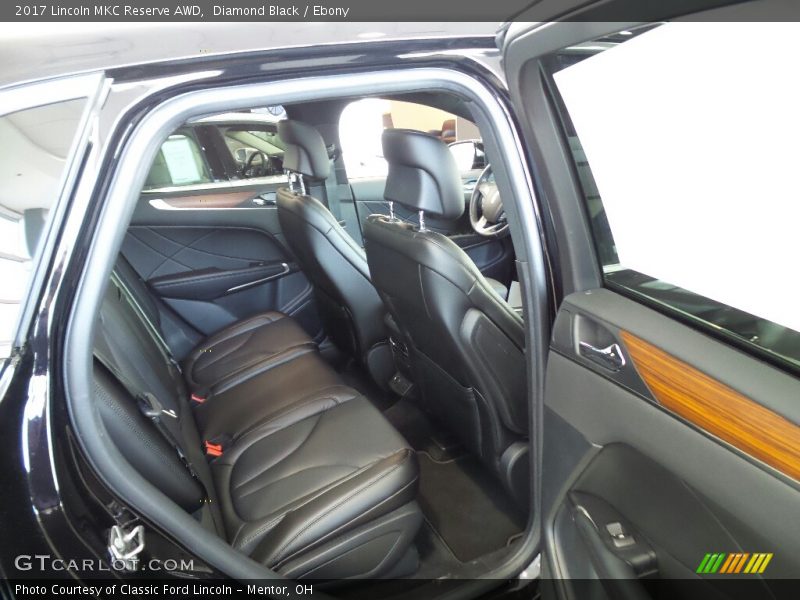 Rear Seat of 2017 MKC Reserve AWD