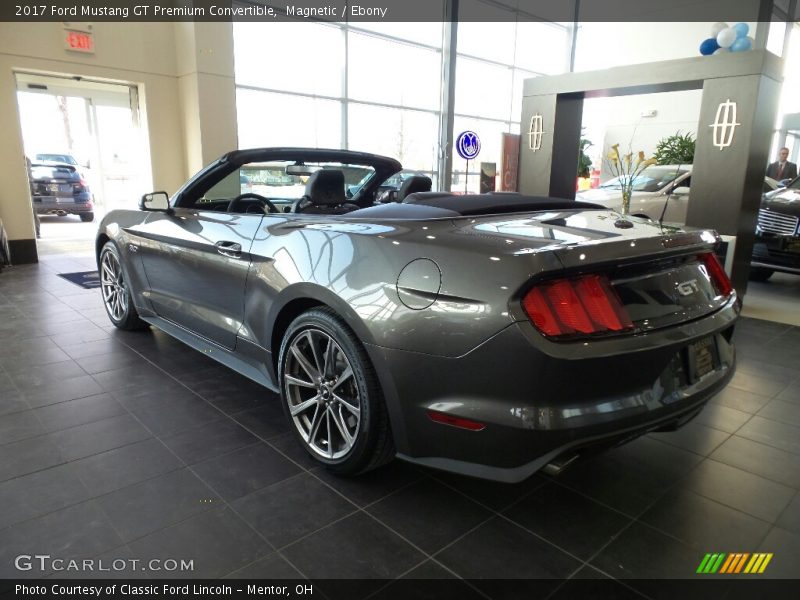Magnetic / Ebony 2017 Ford Mustang GT Premium Convertible