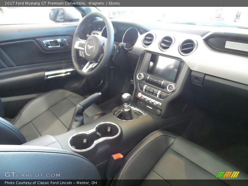 Magnetic / Ebony 2017 Ford Mustang GT Premium Convertible