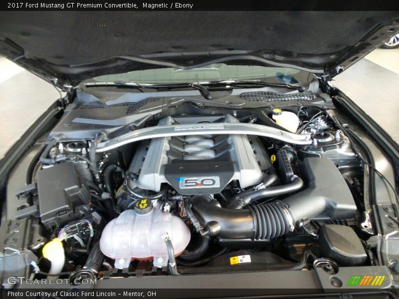  2017 Mustang GT Premium Convertible Engine - 5.0 Liter DOHC 32-Valve Ti-VCT V8