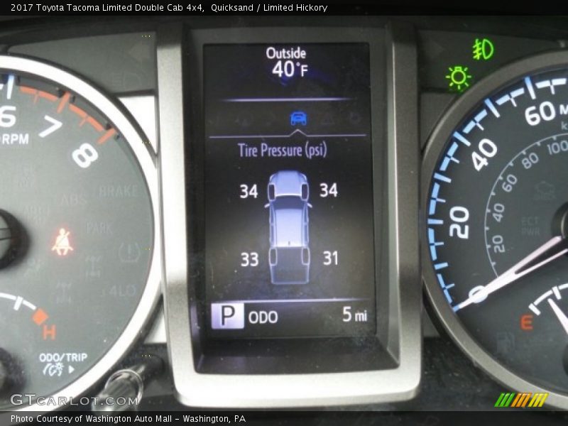 Quicksand / Limited Hickory 2017 Toyota Tacoma Limited Double Cab 4x4