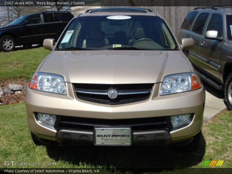 Mesa Beige Metallic / Saddle 2002 Acura MDX