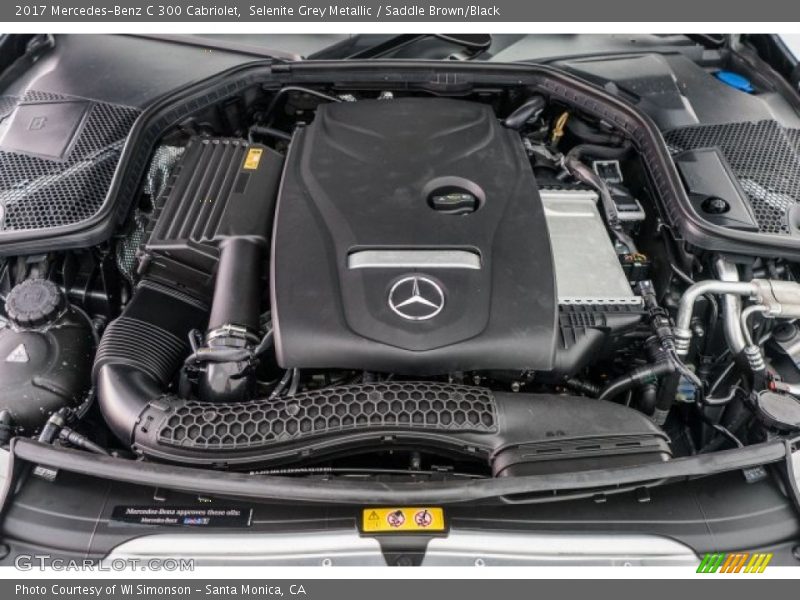 Selenite Grey Metallic / Saddle Brown/Black 2017 Mercedes-Benz C 300 Cabriolet